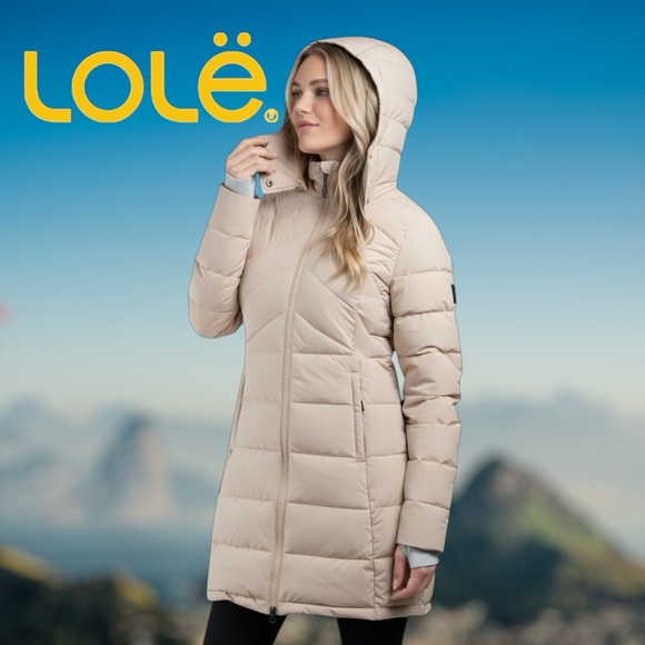 Lole Jackets & Blazers - Lole Light Beige Puffer Jacket